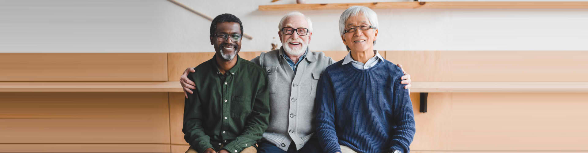 group of elderly man